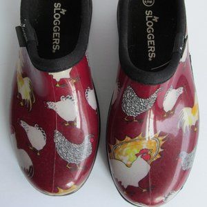 Sloggers Red Clogs Size 7